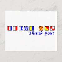 Gracias en alfabeto de bandera náutica