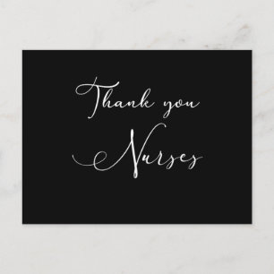 Postal Gracias Enfermeras. Regalo de apreciación a enferm