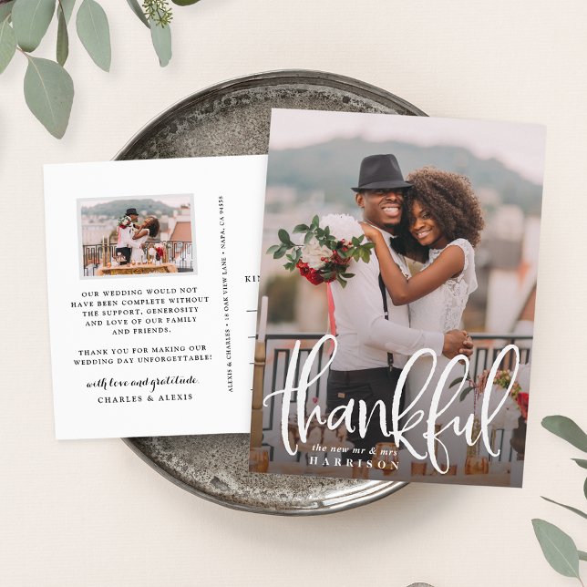 Postal Gracias esbozados | Foto Boda Gracias (Subido por el creador)