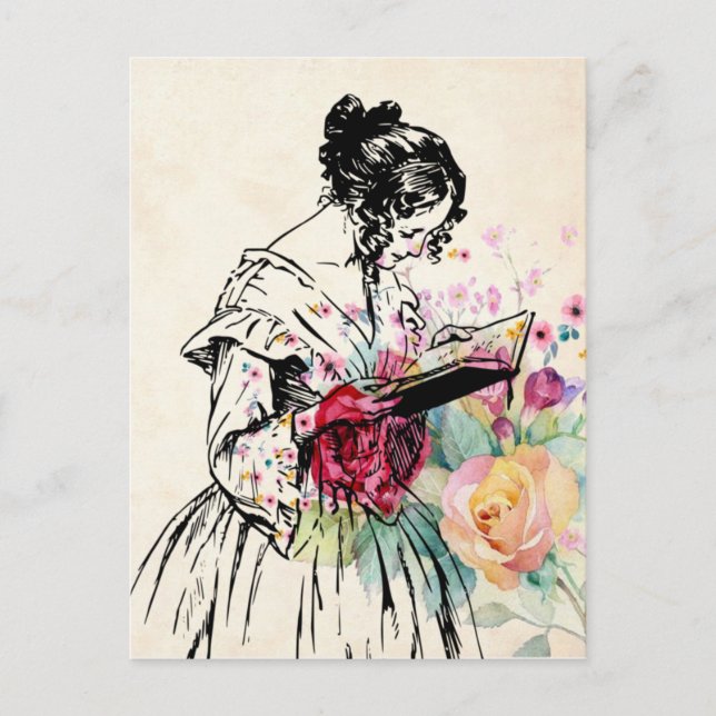 Postal Gracias estilo Vintage (Anverso)