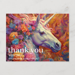 Postal Gracias, Fantástico Unicornio