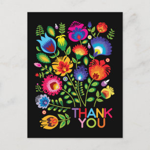 Postal Gracias folklore personalizable