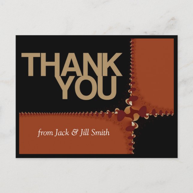 Postal Gracias Fronteras. (Anverso)