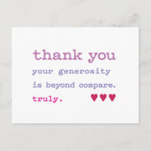 Gracias. Generosidad sin igual. De verdad.