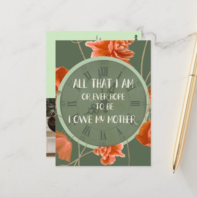 Postal Gracias, Mamá Gift Card (Anverso/Reverso In Situ)