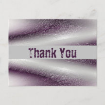 Gracias Modernas Líneas Diagonales Purpura Gracias