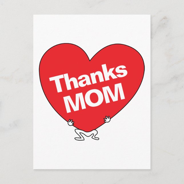 Postal Gracias MOM (Anverso)