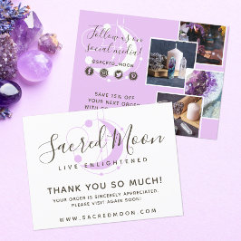 Postal Gracias, Moon metafísica Minimalista 4-Photo