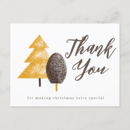 Postal Gracias, Navidades Postcard