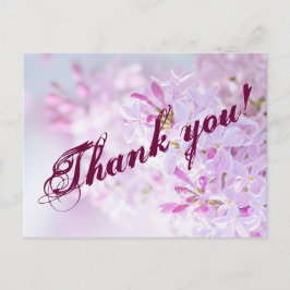 Postal Gracias personalizable