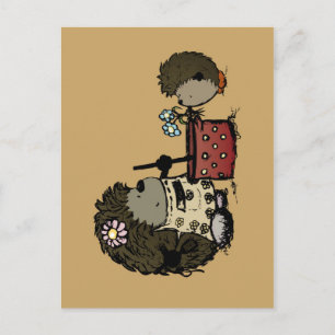 Postal Gracias por alimentarme con mamá