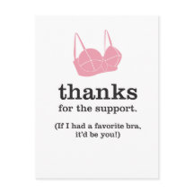 Gracias por el Apoyo / Chiste de Bragas Gracias