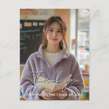 Gracias por la costumbre de graduación foto 2 Tarj