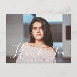 Postal Gracias Por La Importante Graduación De Fotografía