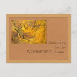 Postal ¡Gracias por la MARAVILLOSA cena!