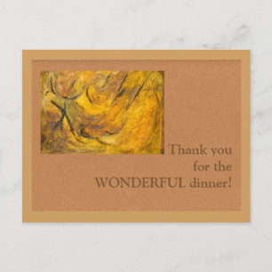 Postal ¡Gracias por la MARAVILLOSA cena!