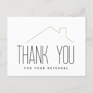 Postal Gracias por la Referencia Inmobiliaria
