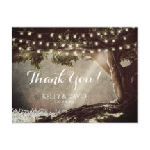 Gracias por las Rustic String Lights Vintage Tree