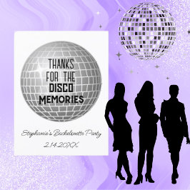 Postal Gracias Por Los Recuerdos De Disco Despedida De So