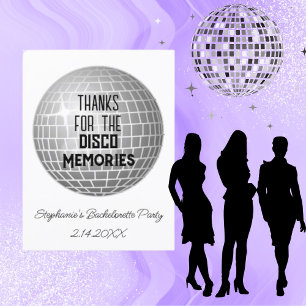 Postal Gracias Por Los Recuerdos De Disco Despedida De So