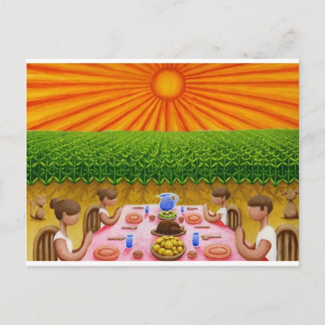 Postal Gracias Por Nuestro Pan Diario (Anverso)