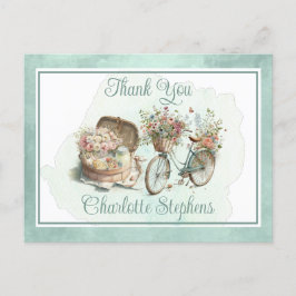 Postal Gracias por picnic en el cumpleaños de adultos Par