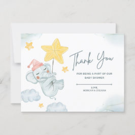 Postal Gracias por ser parte de nuestra ducha de bebé