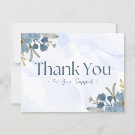 Postal Gracias por su apoyo