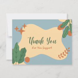 Postal Gracias por su apoyo