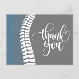 Postal Gracias Por Su Remisión 2 Quiropráctico