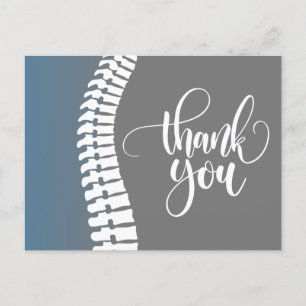 Postal Gracias Por Su Remisión 2 Quiropráctico