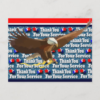 Postal Gracias por su servicio