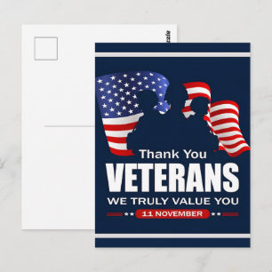 Postal Gracias por su Servicio: Día de los Veteranos 2025