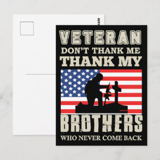 Postal Gracias por su Servicio: Día del Veterano 2025