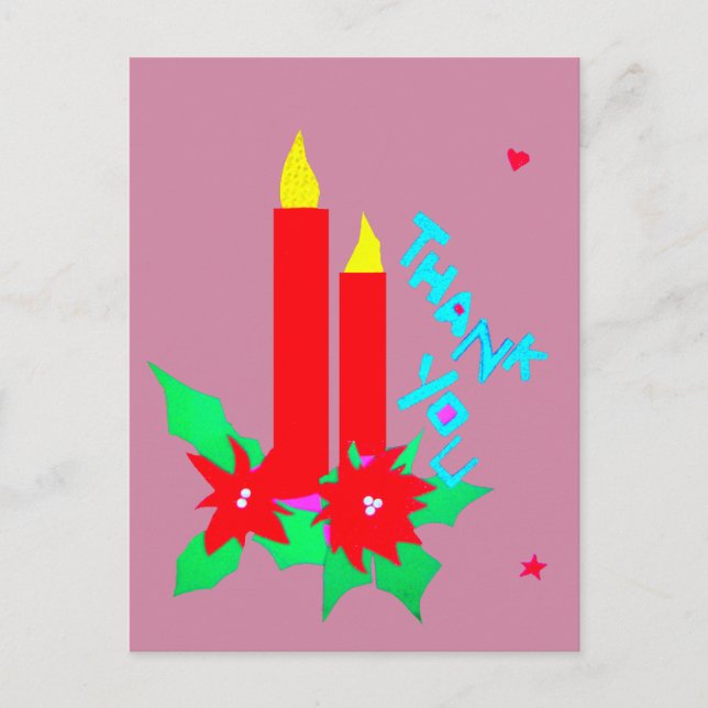 Postal Gracias por todo (Anverso)