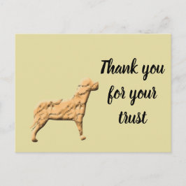 Postal Gracias Por Tu Confianza En Animales De Perro De N