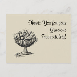 Postal ¡Gracias por tu Graciosa Hospitalidad!