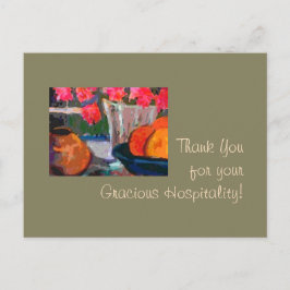 Postal ¡Gracias por tu Graciosa Hospitalidad!