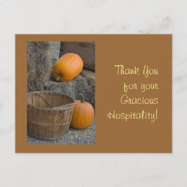Postal ¡Gracias por tu Graciosa Hospitalidad!