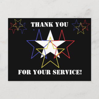 Postal ¡Gracias por tu servicio!
