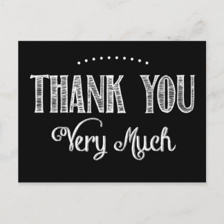 Postal Gracias Postcard