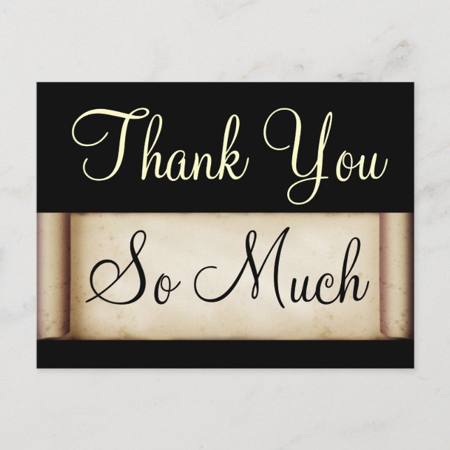 Postal Gracias Postcard (Anverso)