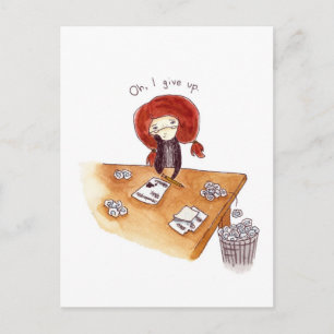 Postal Gracias Postcard