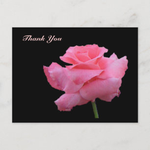 Postal Gracias Postcard Rosa