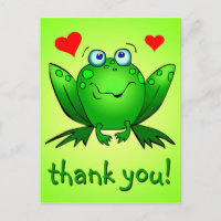 Gracias Rana Verde Linda Corazones