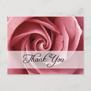 Postal gracias : rosas :
