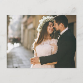 Postal Gracias Rustic Boho Arrows & Floral Photo