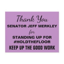 Gracias Senador Merkley #HoldTheFloor Resist (agua