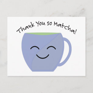 Postal Gracias So Matcha