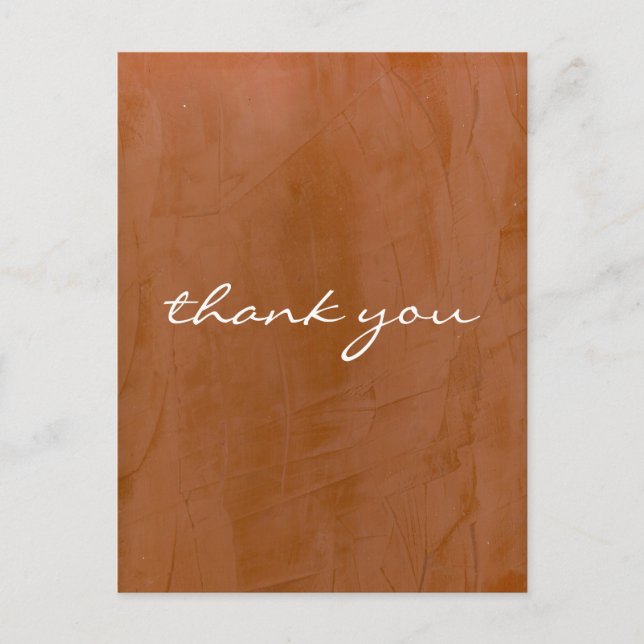 Postal Gracias Tangerine (Anverso)